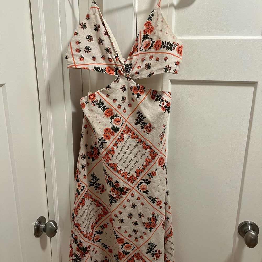 Abercrombie & Fitch dress, cutout sides, tie back - Picture 2 of 6